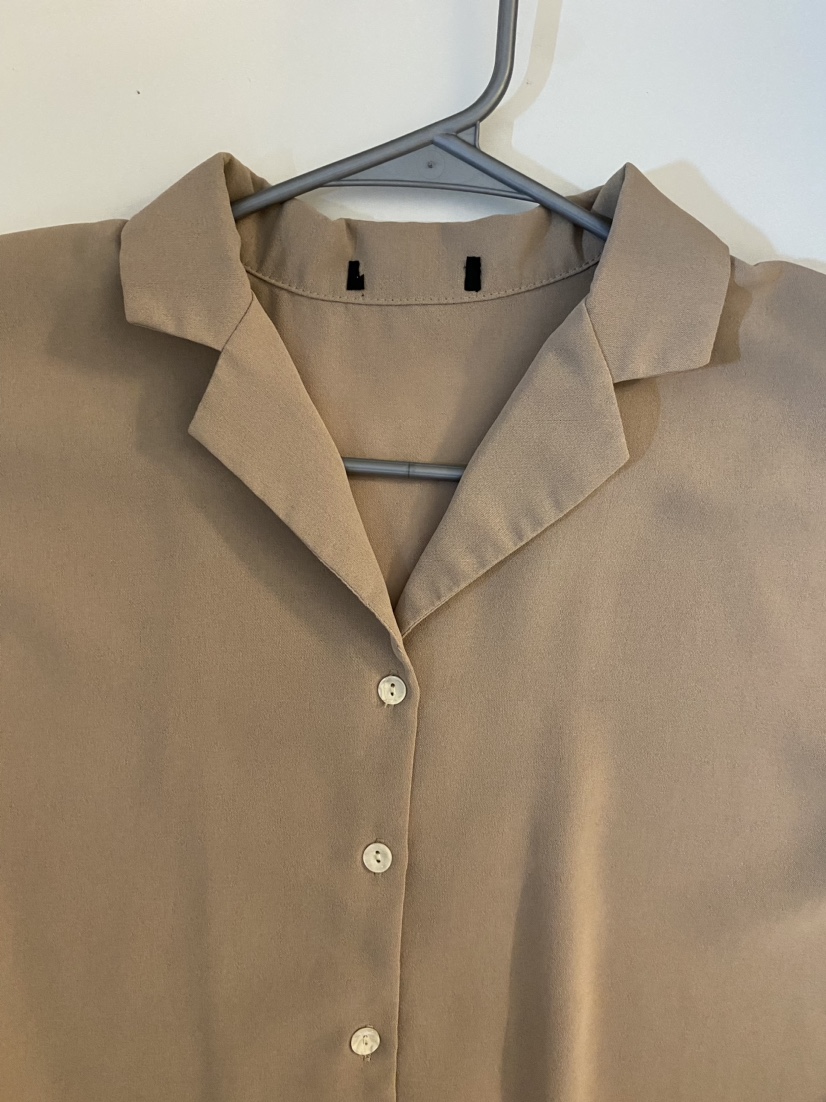 Tan / beige button up shirt image indicator(2)
