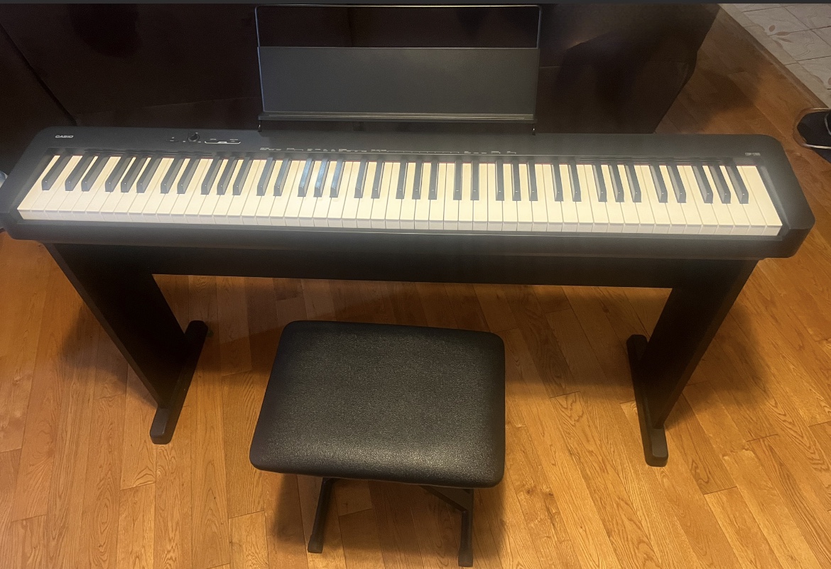Casio CDP S-100 digital piano with bench