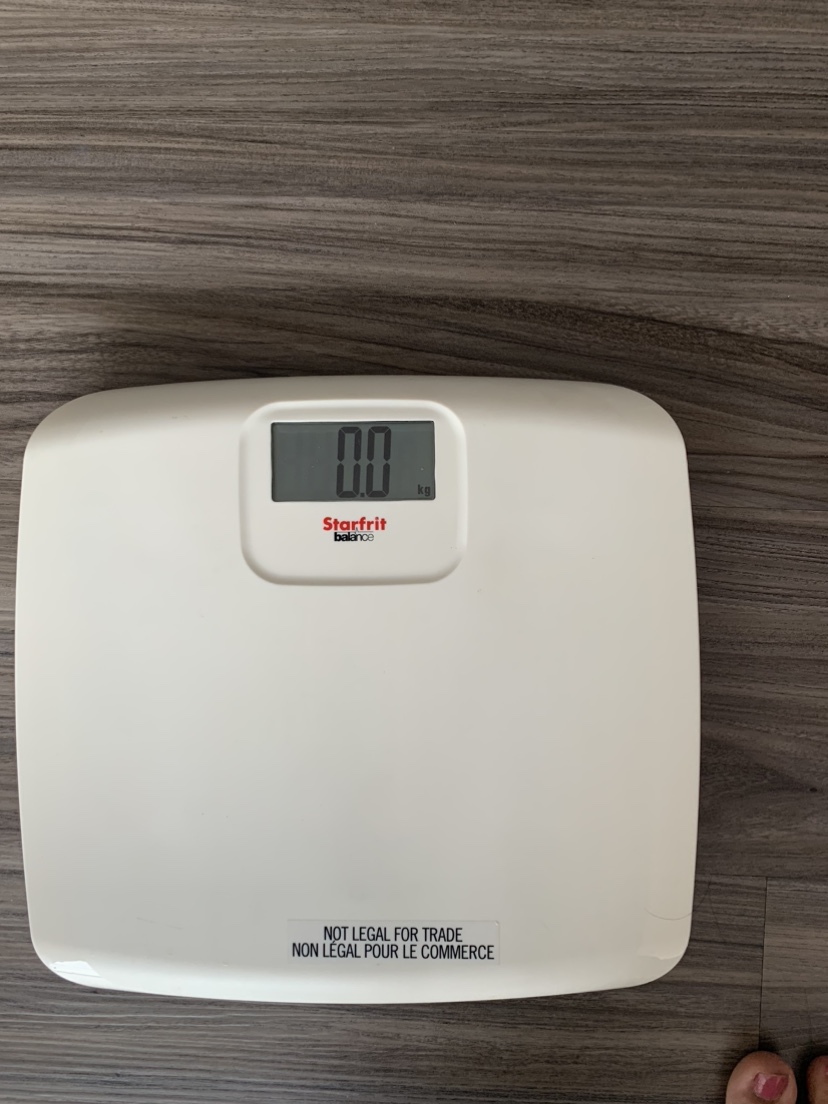 Weighing scale for body weight