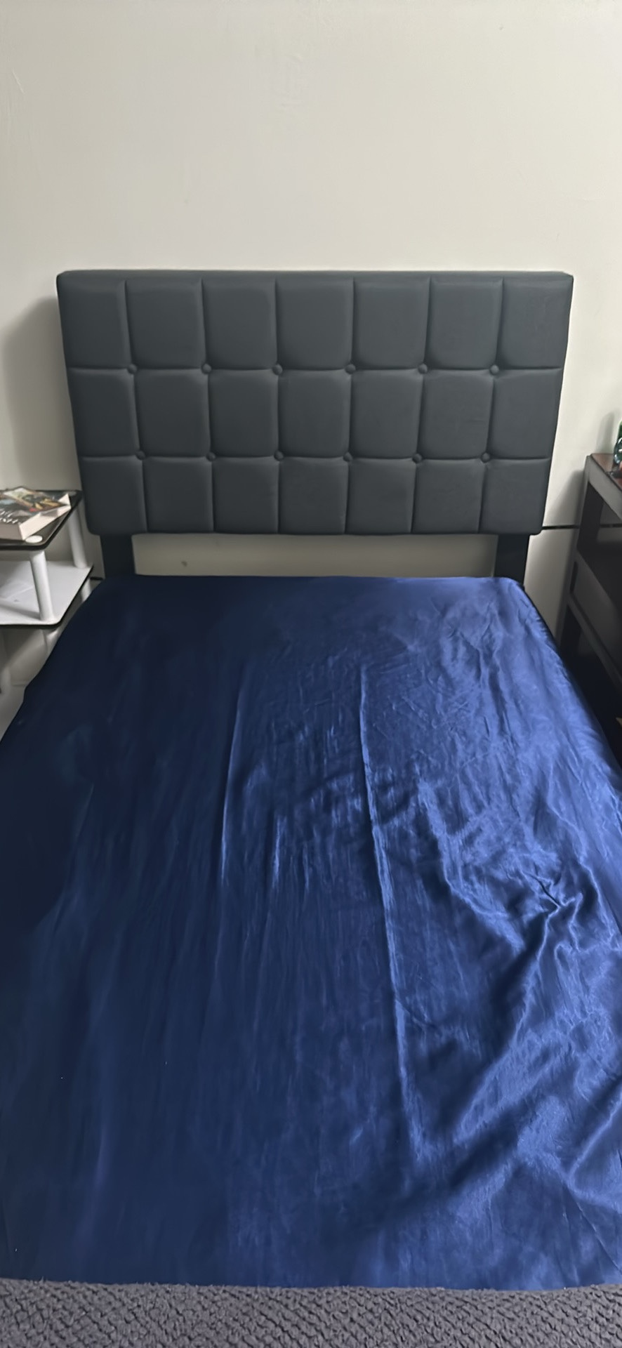 Moving sale! Twin bed frame and mattress.