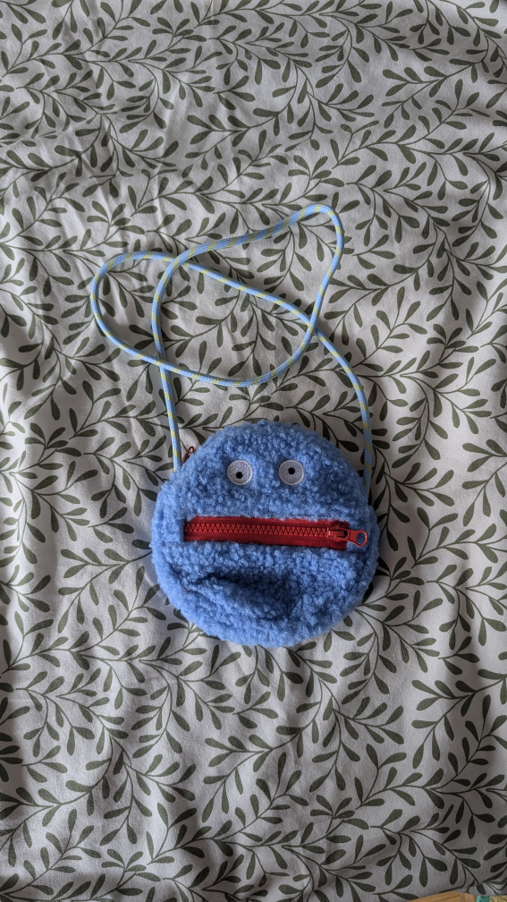 Funny fluffy purse
