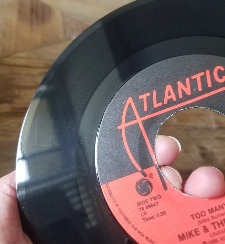 Mike & The Mechanics 7 inch Vinyl Record 80s VINTAGE - photo 3