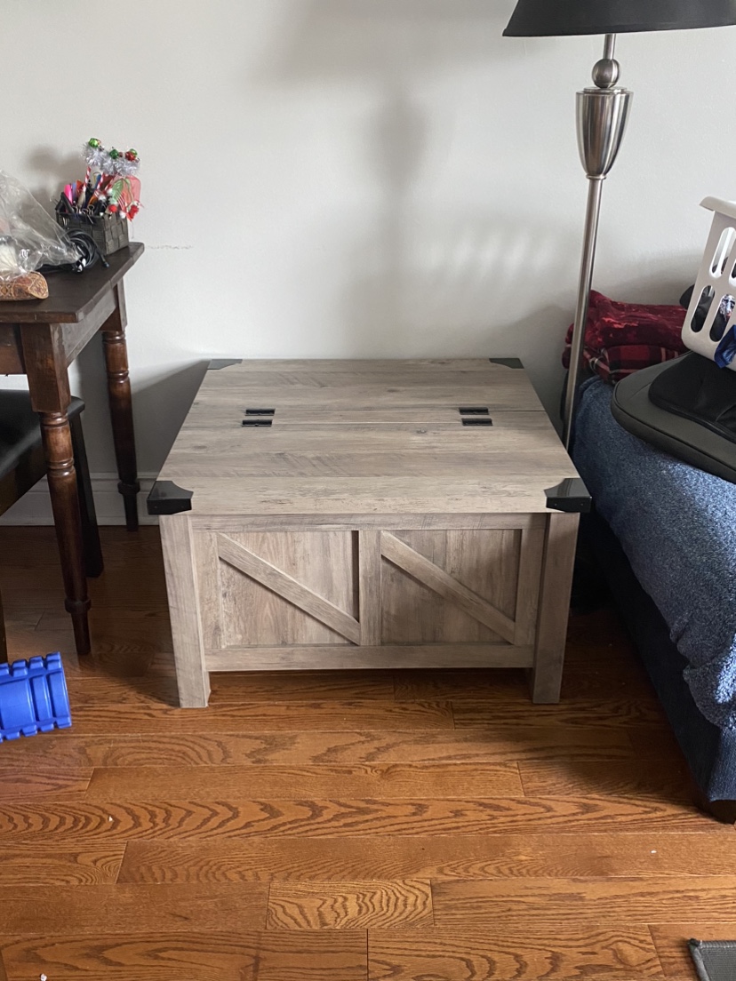New wampat coffee table with storage