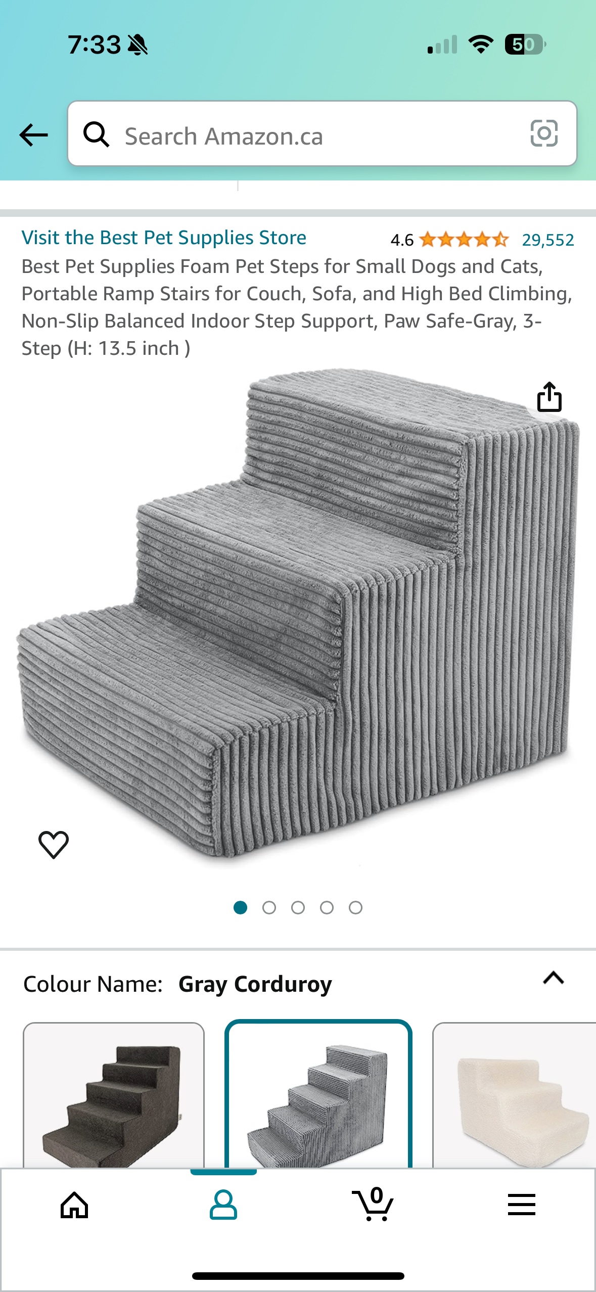 Memory Foam Dog Ramp Steps (Regular price: $75.91) - photo 3
