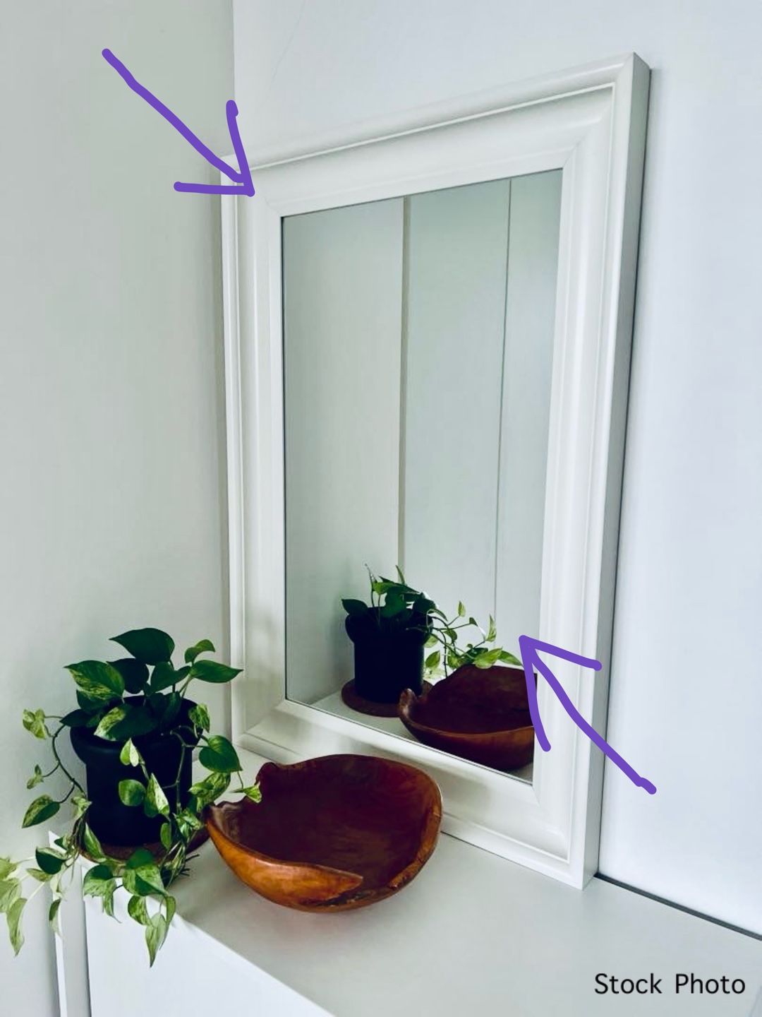 Hemnes IKEA Mirror - White thumbnail