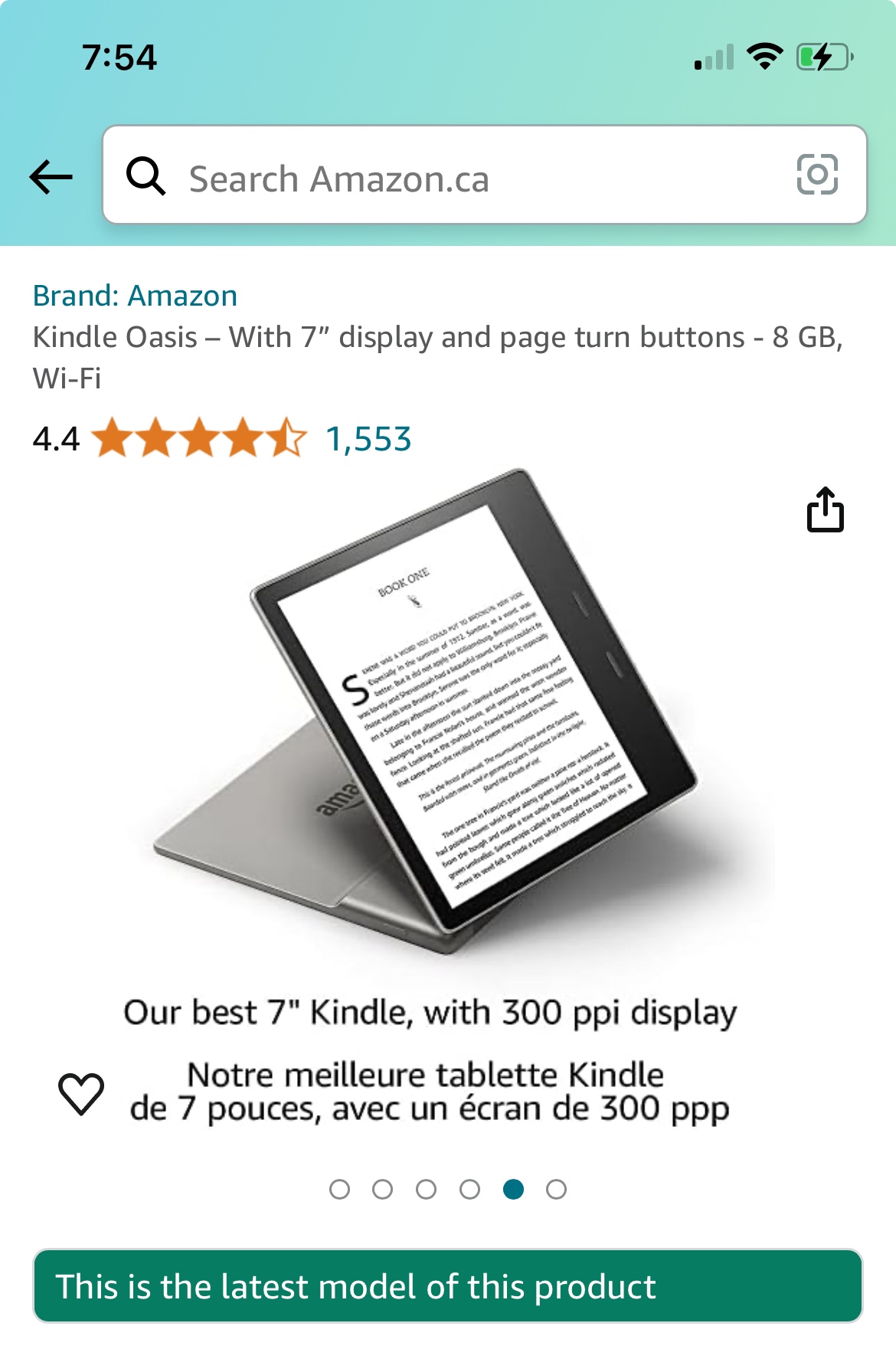 Kindle oasis - photo 4