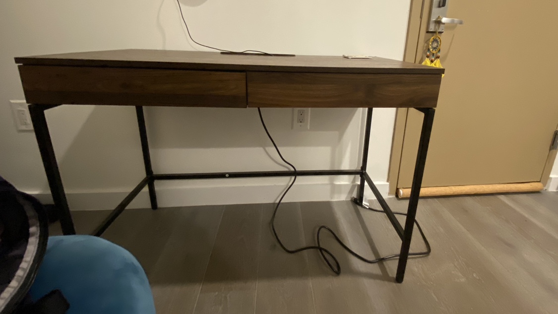 Desk with Drawers/Charging Station - photo 2