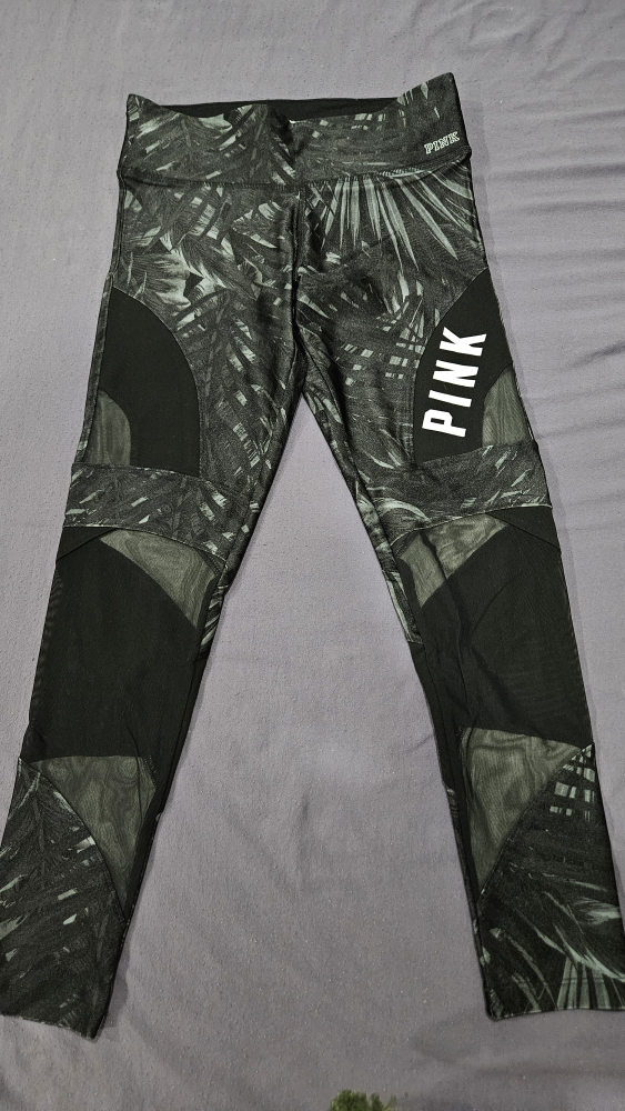Victoria's Secret Pink Ultimate Mesh Leggings Black - photo 3