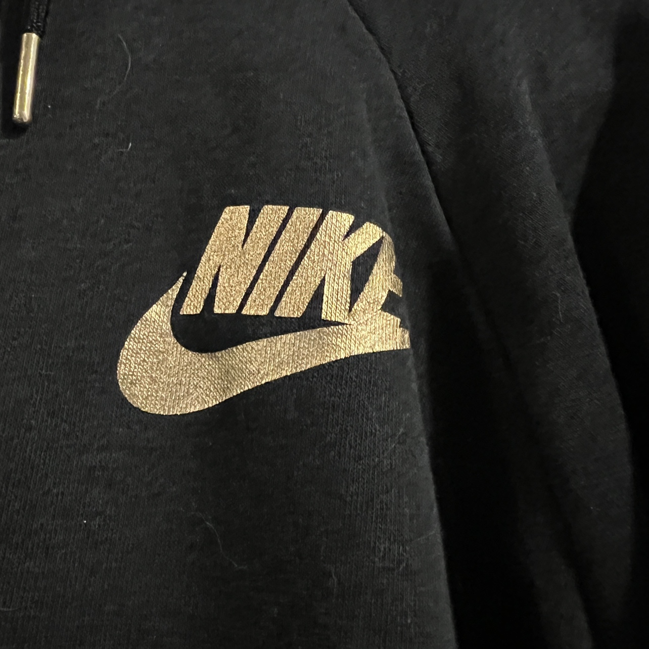 MEN Nike Black Zipper Hoodie Size L - photo 2