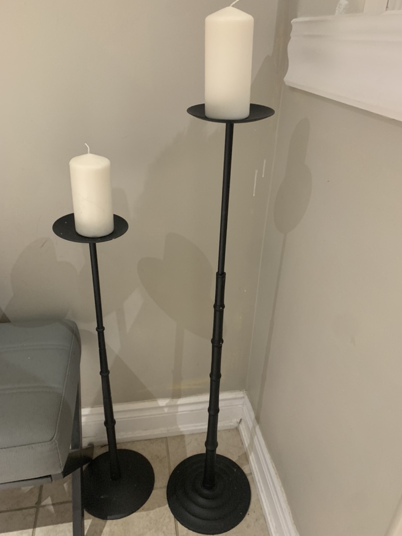 Tall Iron Candle Holders