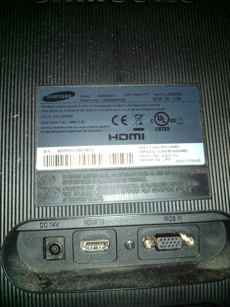 Computer monitor Samsung 20 inches LED HDMI/RGB - photo 2