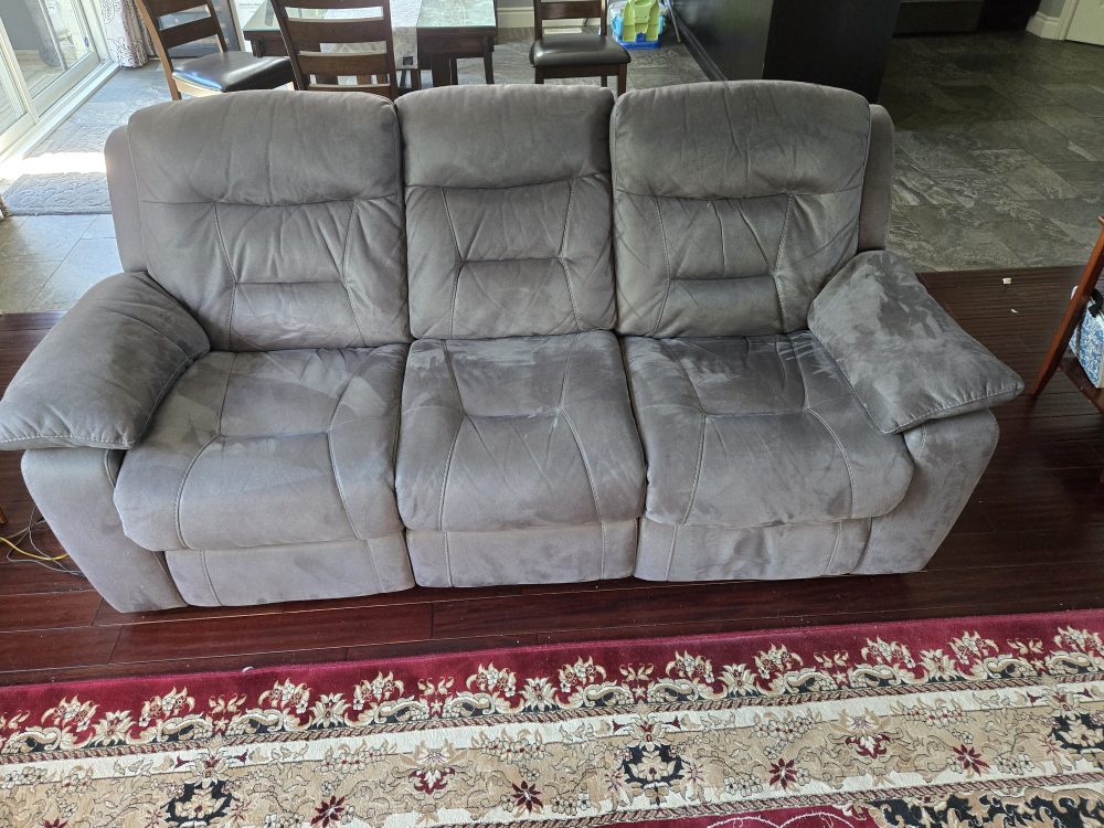 Reclining Sofa and Love Seat