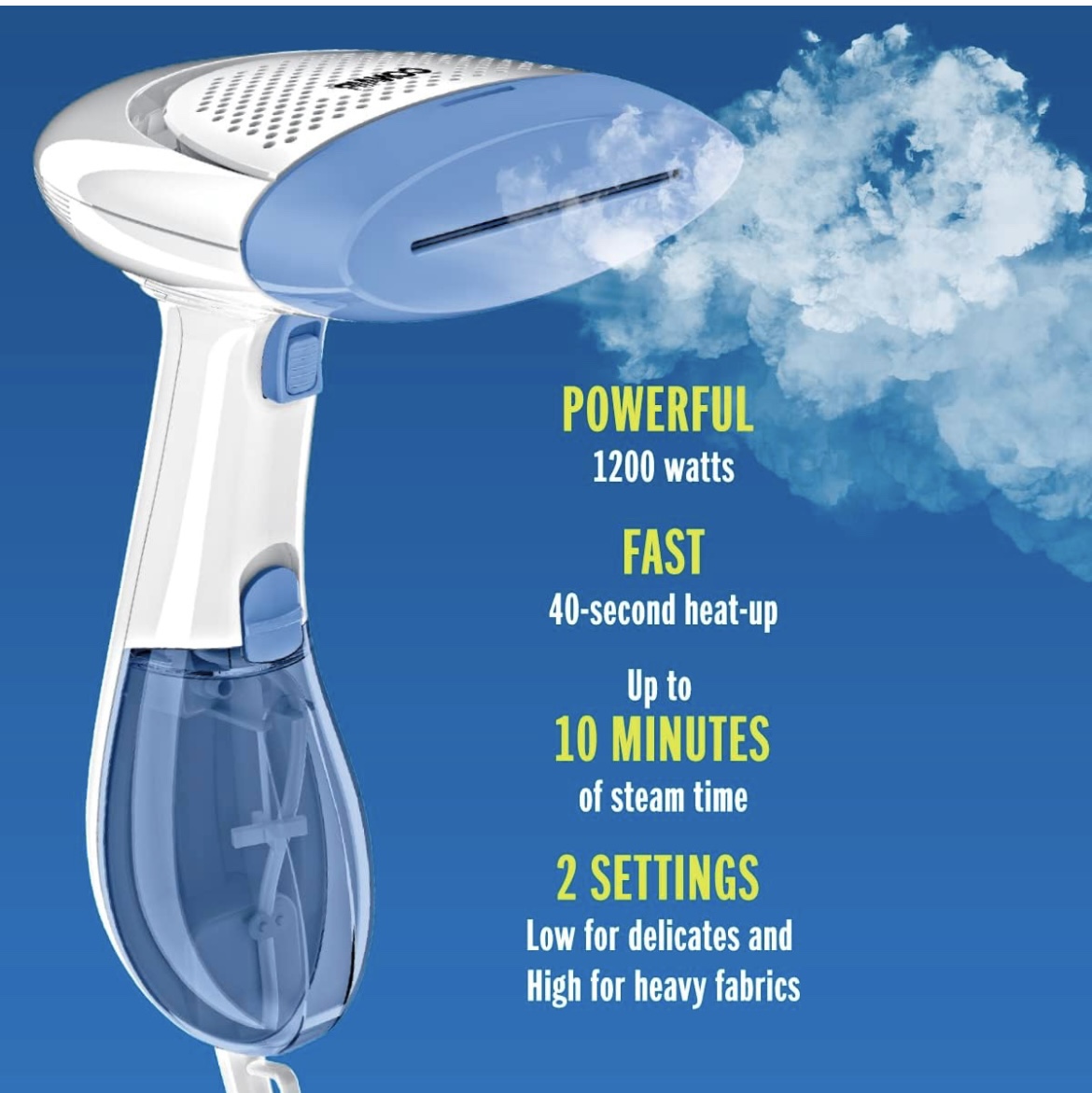 Conair Handheld Garment Steamer for Clothes - photo 3