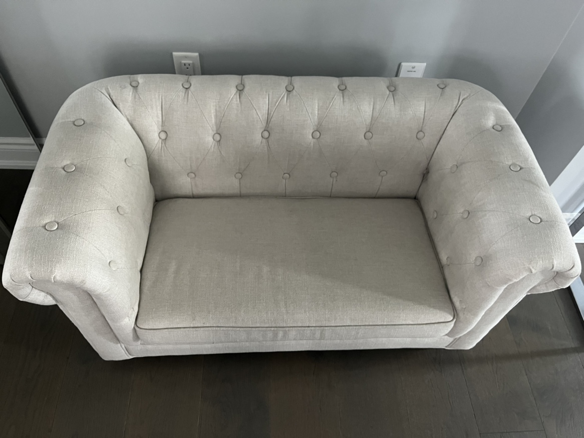 Tommy Hilfiger kids loveseat EUC retail $890 image indicator(3)