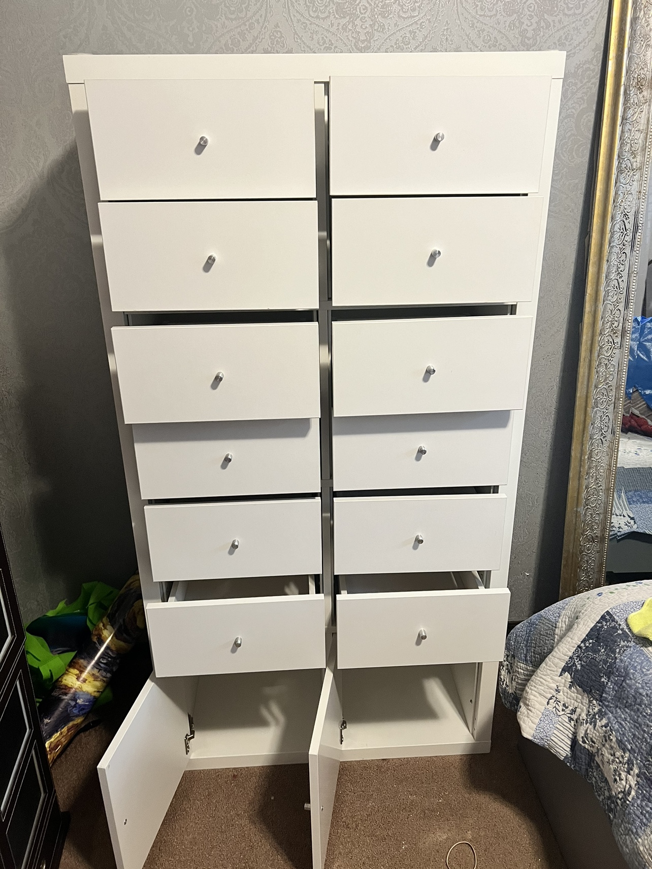 White IKEA Kallax Shelf Unit - photo 4