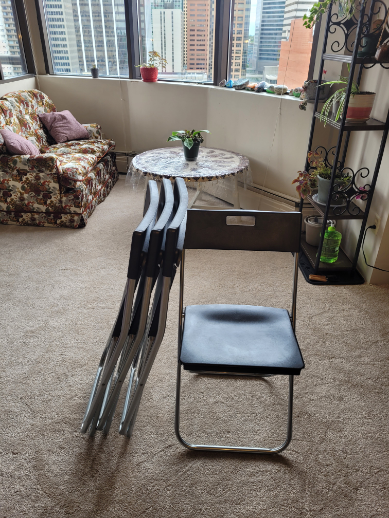 Folding chairs