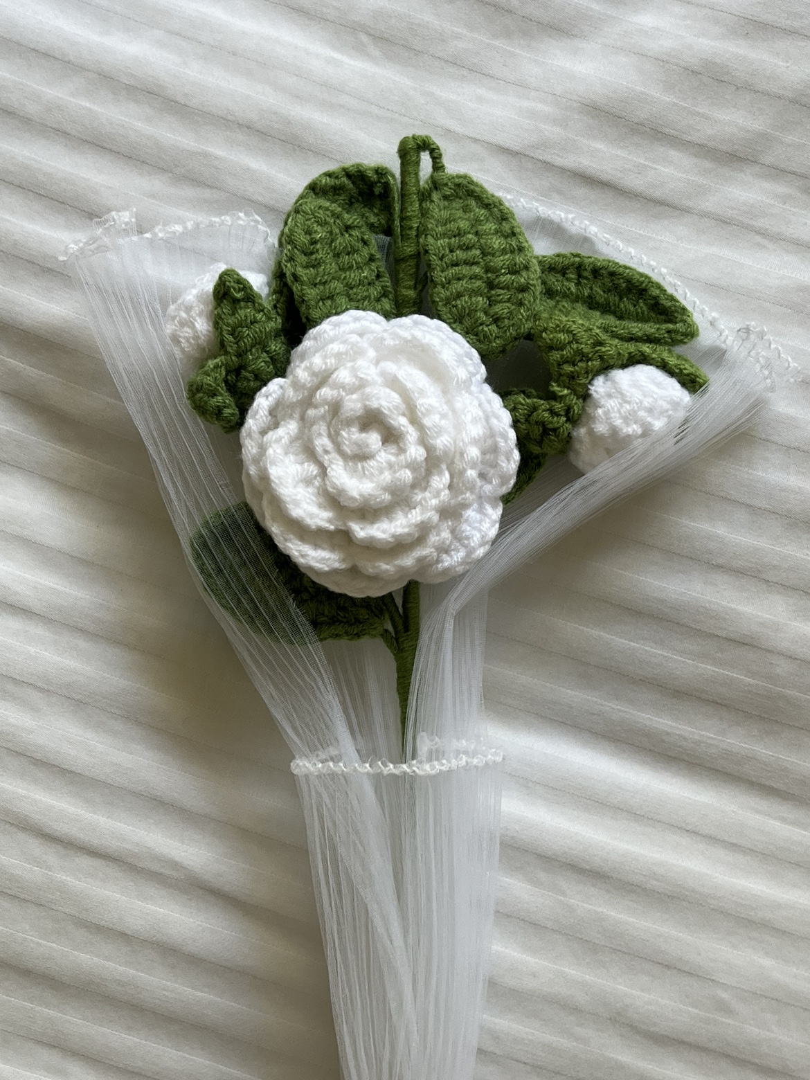 Crochet flower wrapped image indicator(2)