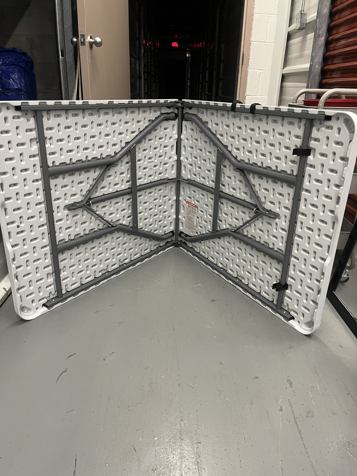 White Folding Table - photo 2