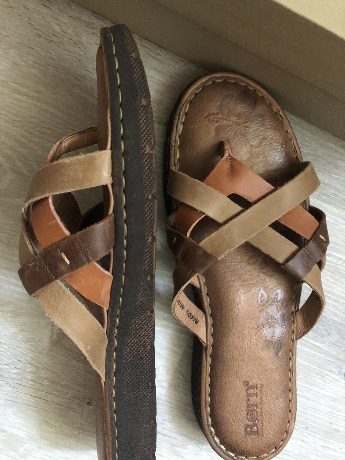 NEW "Born" Leather Sandal image indicator(5)