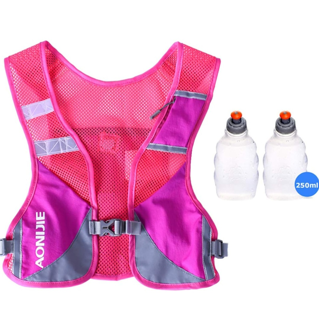 Pink AONIJIE Men Women light Running Vest Pack