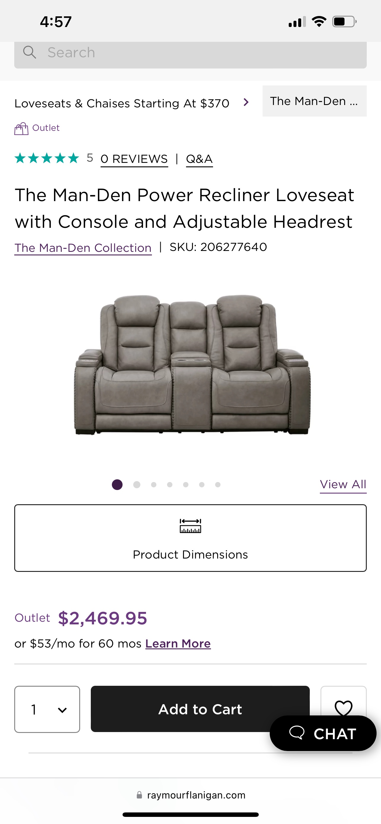 Ashley’s power recliner sofa and loveseat - photo 3