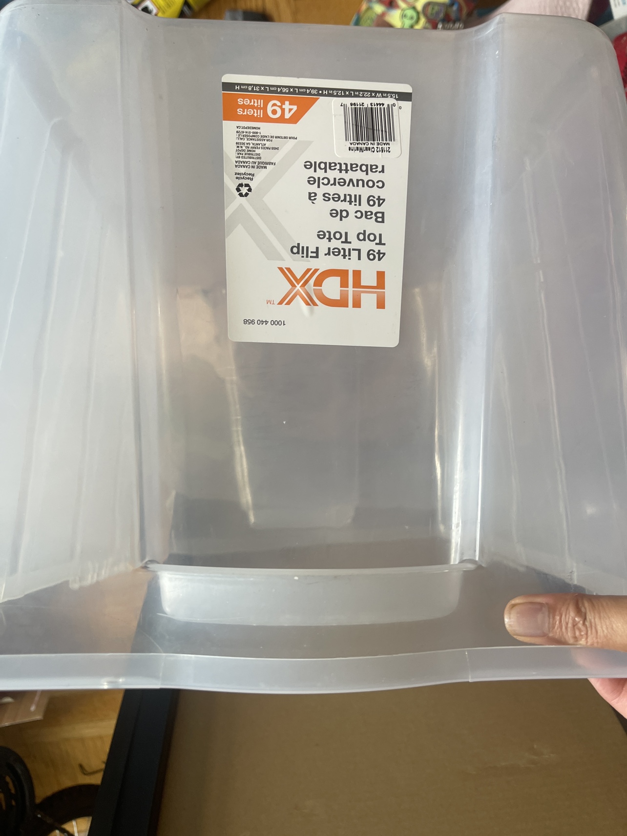 Storage tote #freecycle thumbnail
