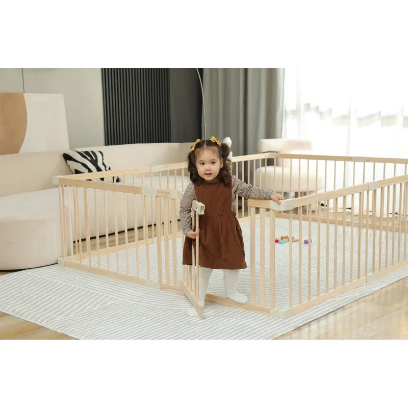 Wooden Baby Safety Playpen - photo 4