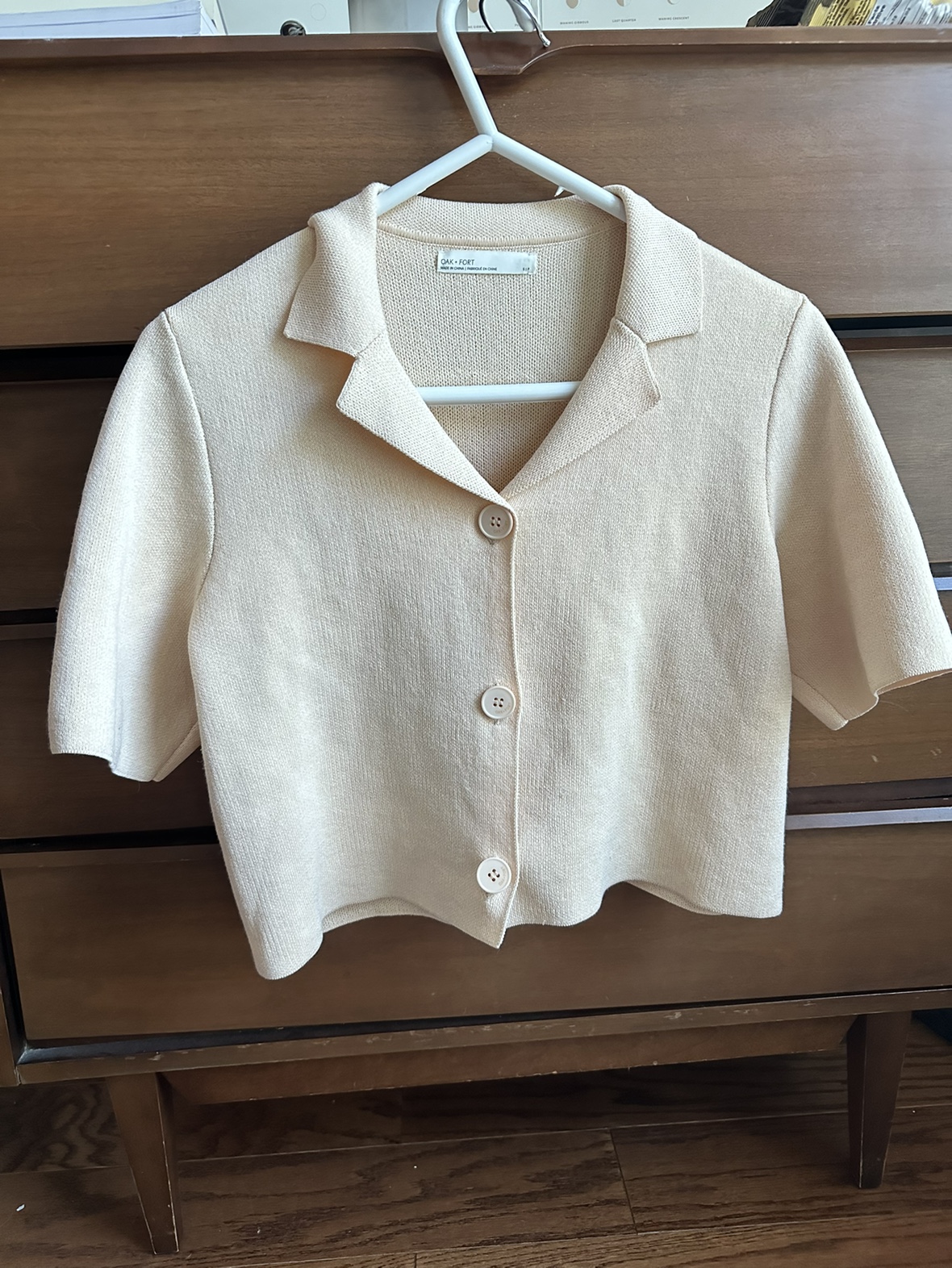 Oak + Fort Peach Cropped Tee thumbnail