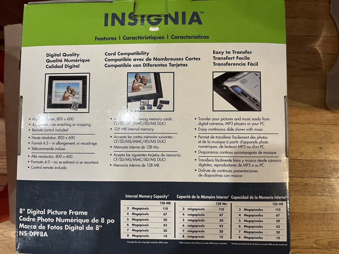 Insignia Digital pictures thumbnail