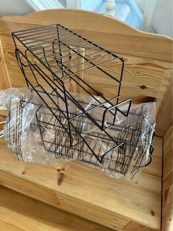 2-Tier Metal Wire Standing Pop/Soda and Food Can Dispenser