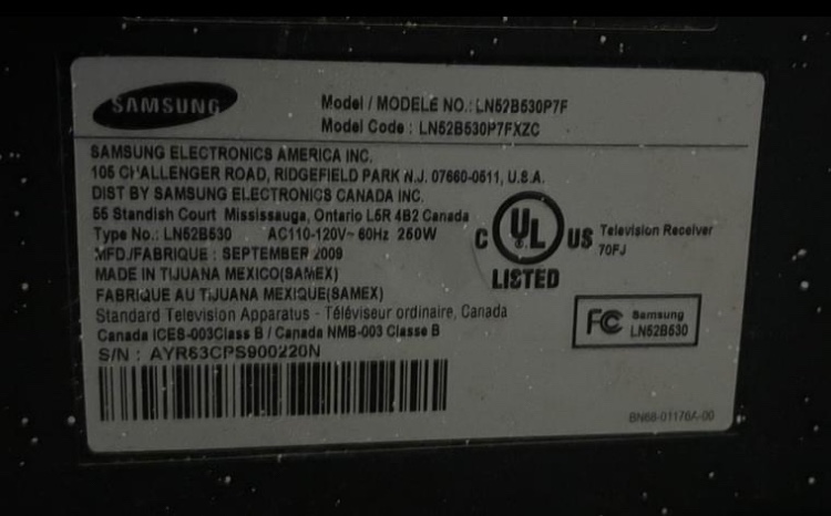 52 Inch TV (Samsung) - photo 4