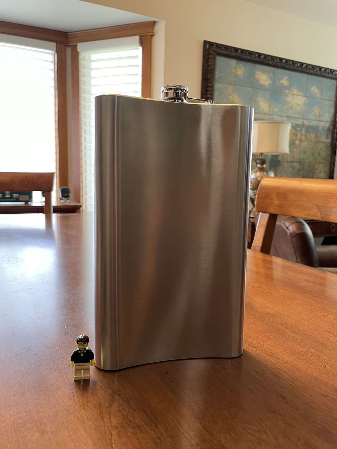 Giant stainless steel flask 64 oz - photo 3