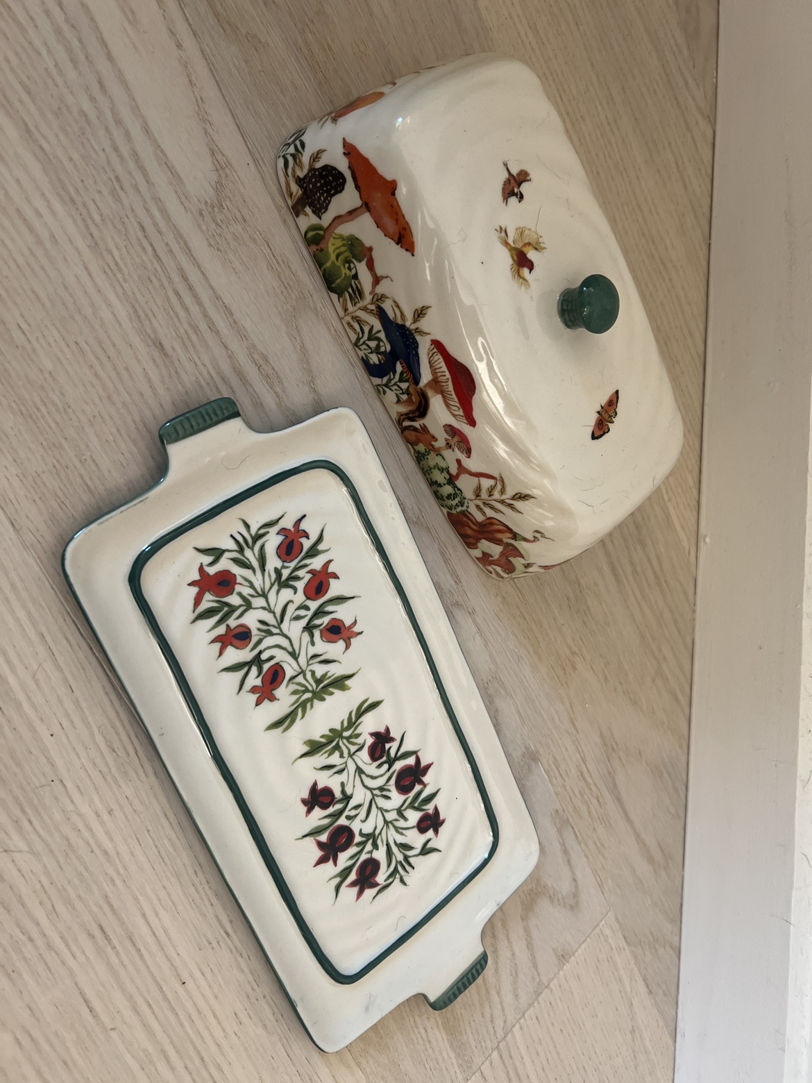 anthropologie woodland butter dish - photo 2