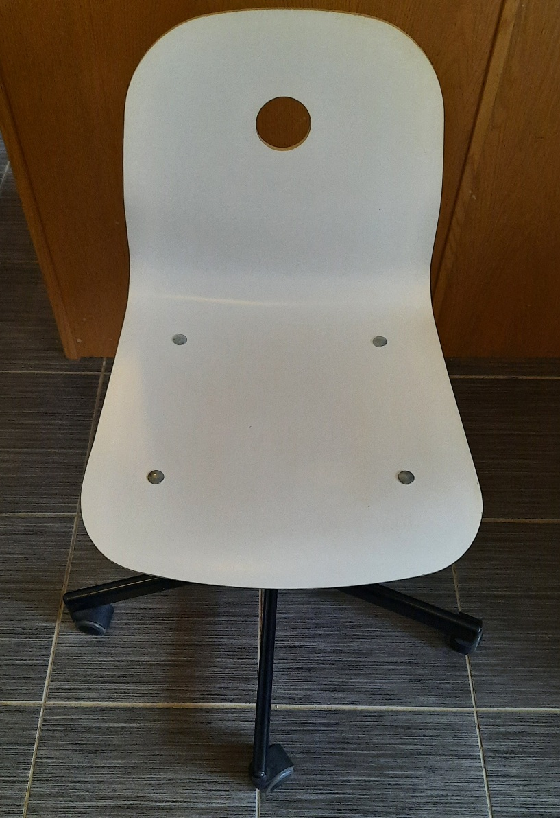 IKEA plywood swivel chair thumbnail