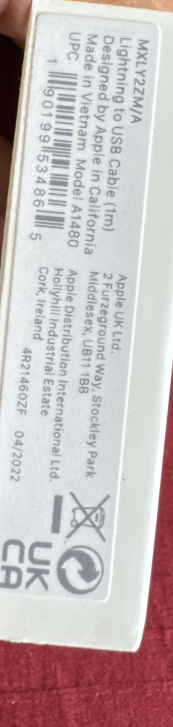New Apple Lightning to USB Cable(1 m) - photo 2
