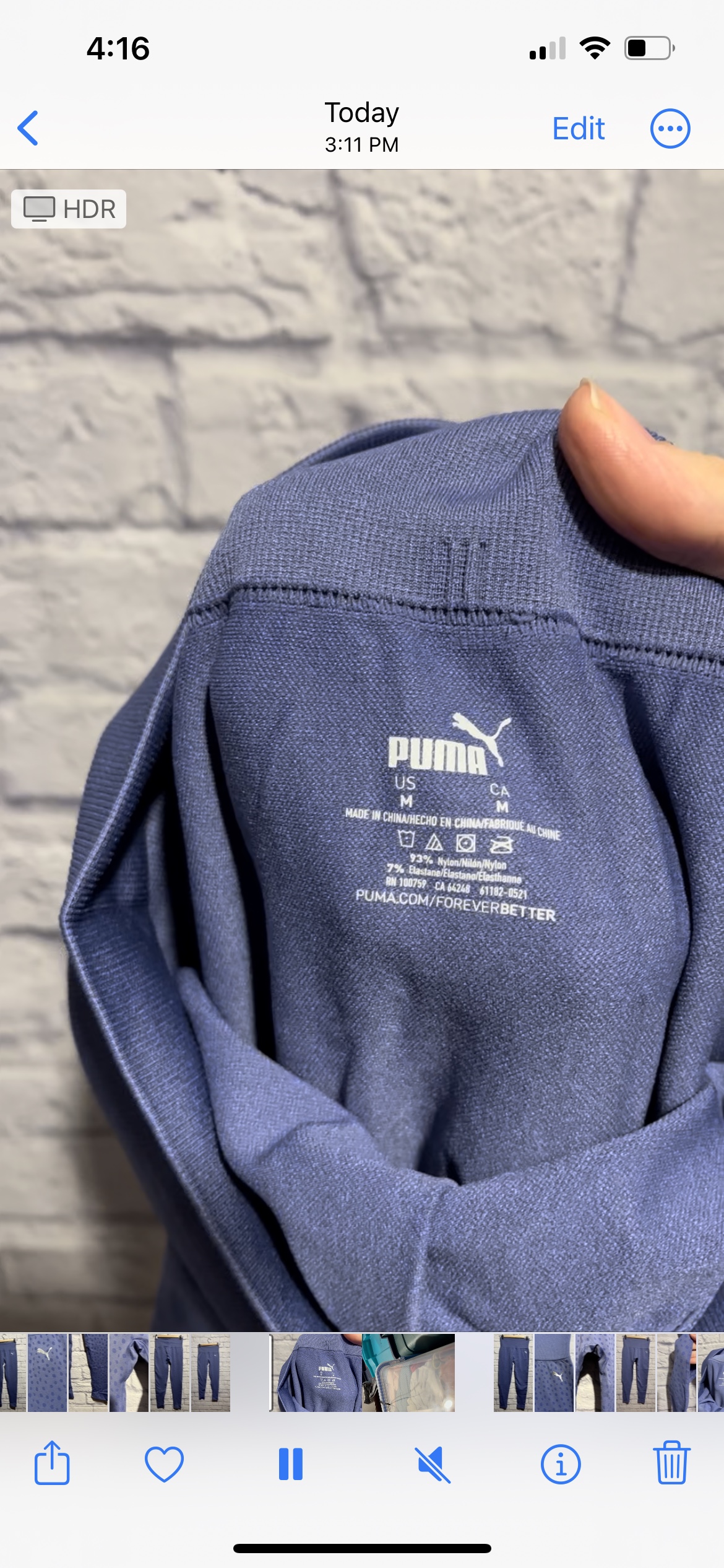 NWOT Puma Leggings Medium image indicator(4)