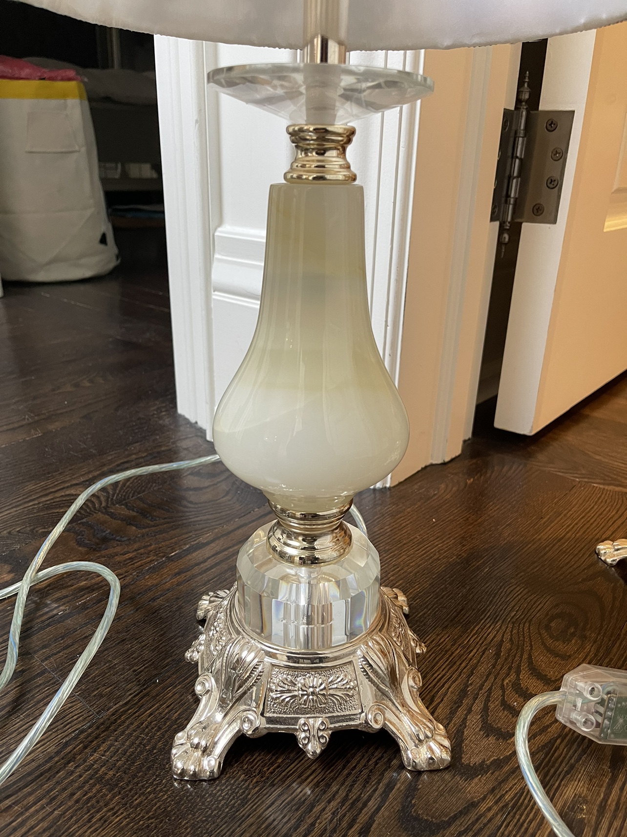 Desk Table Lamp Stone Marble Art Deco image indicator(2)