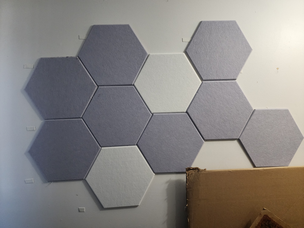 10 sound proof panel pieces