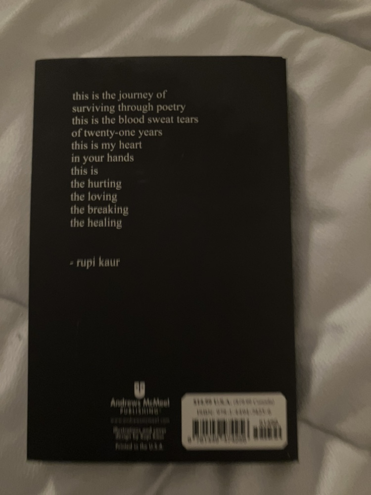 Milk and Honey from Rupi Kaur, Poems. image indicator(2)