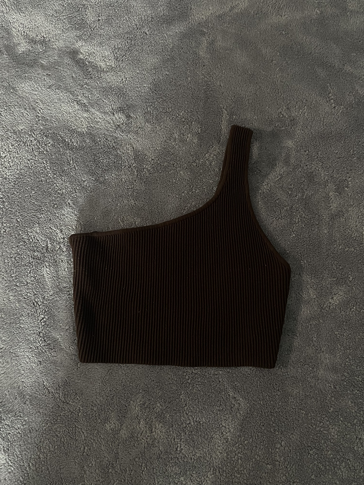 babaton sculpt knit one shoulder top