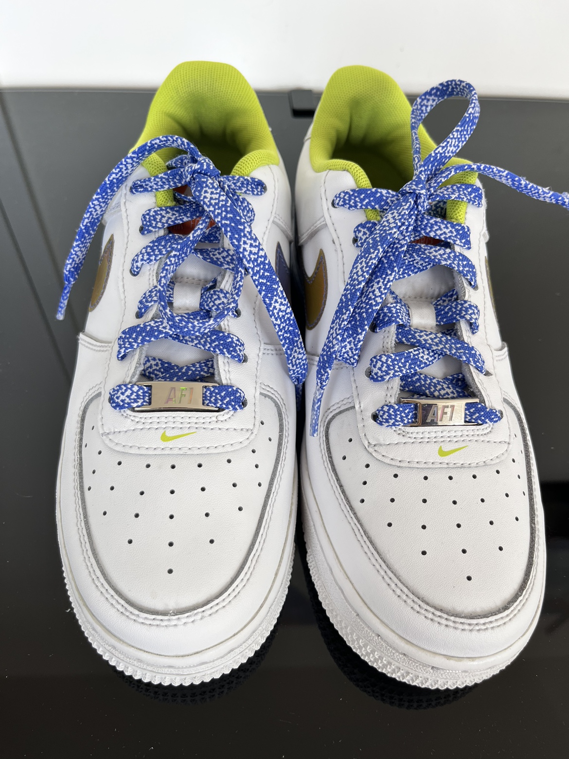 Nike Air Force 1 LV8 White/Multi-Color-Medium Blue image indicator(2)