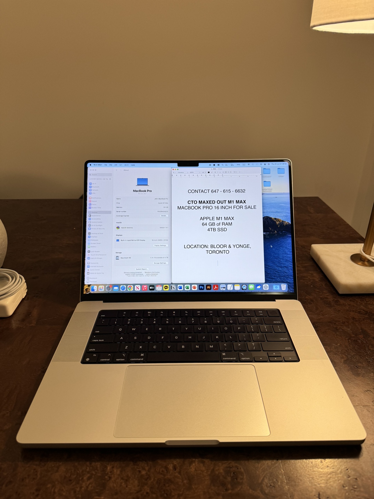 [MACBOOK PRO 16] M1 MAX CTO MAXED FOR SALE! - photo 4