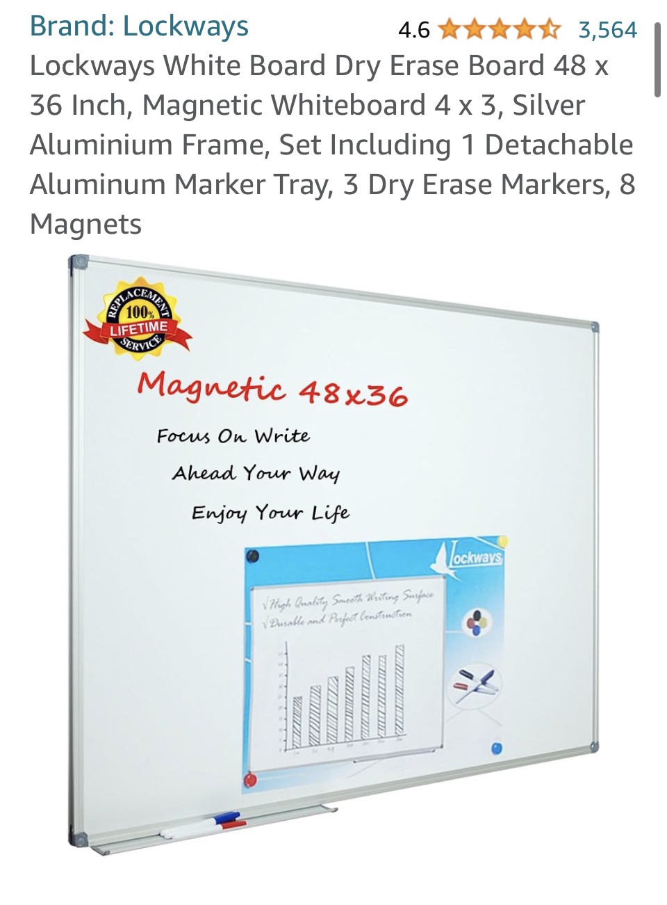 Magnetic white board thumbnail