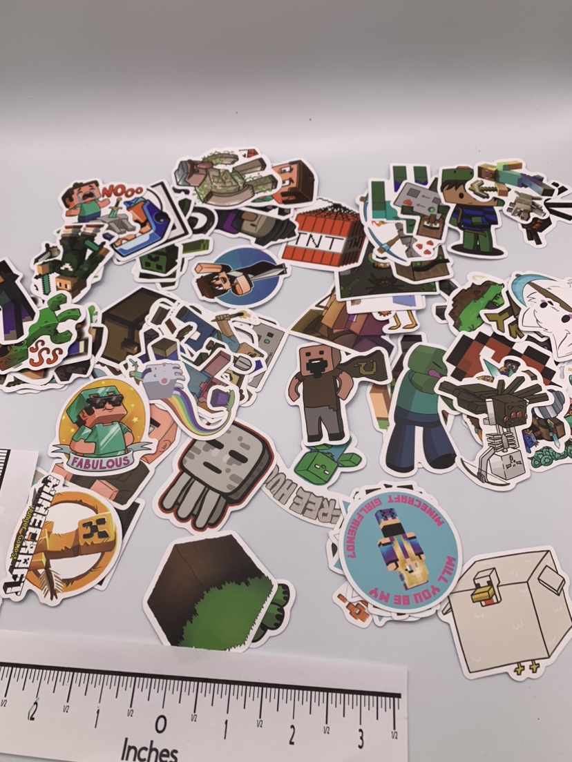 Minecraft stickers (100 pieces)