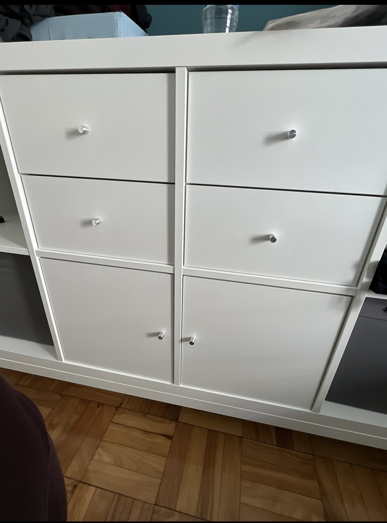🔥Moving Kallax 2x4 white assembled unit - photo 2