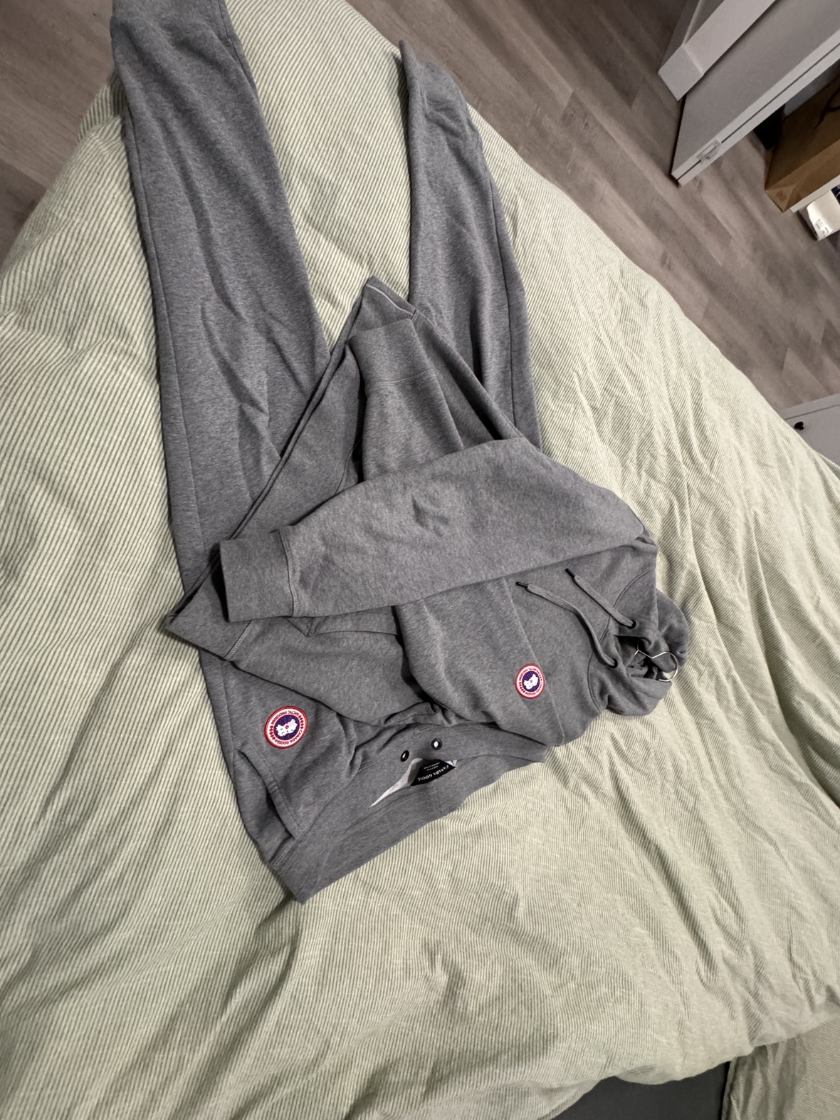 Grey Canada Goose track suit