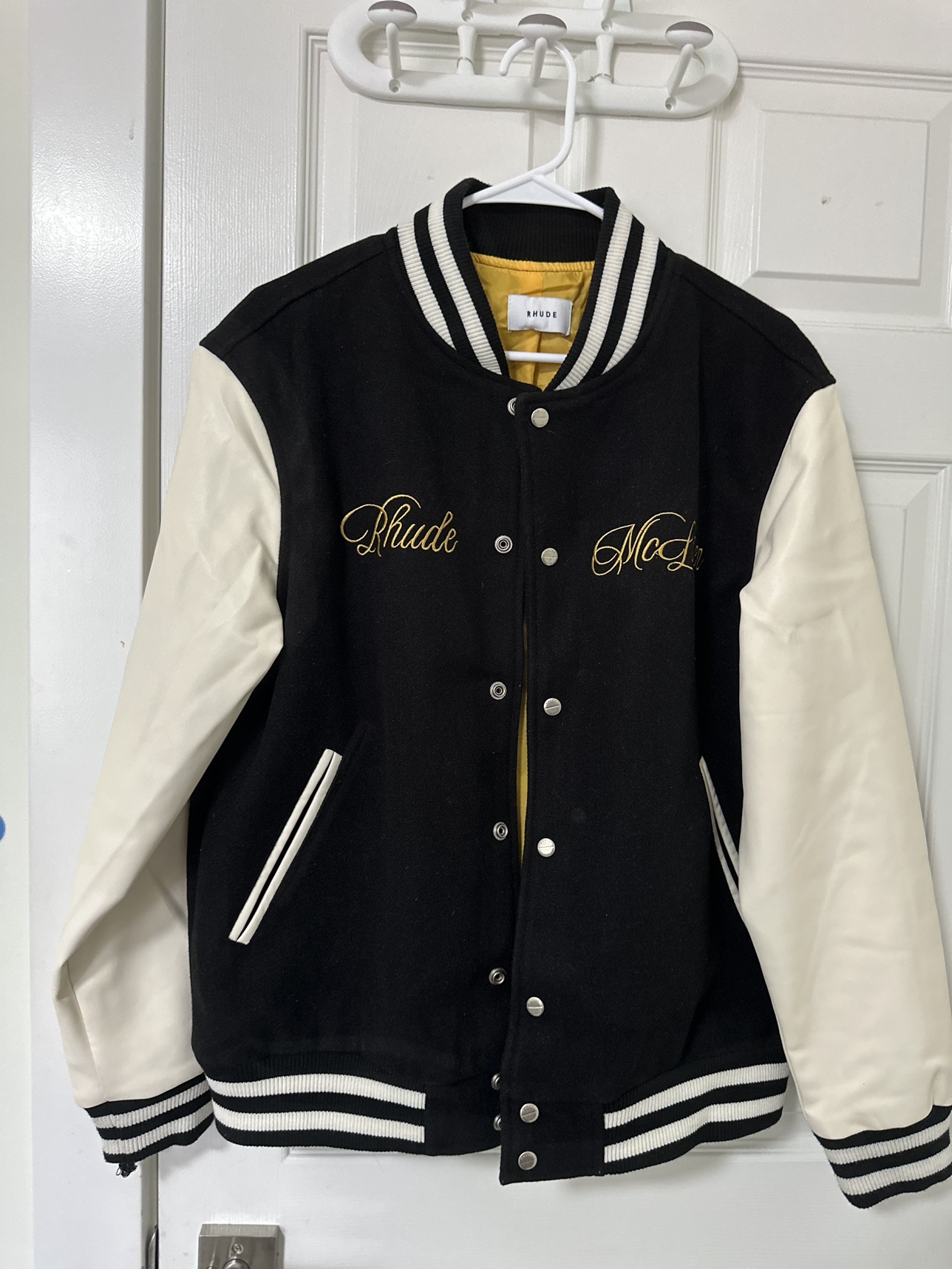 Rhude McLaren Varsity Jacket - photo 2