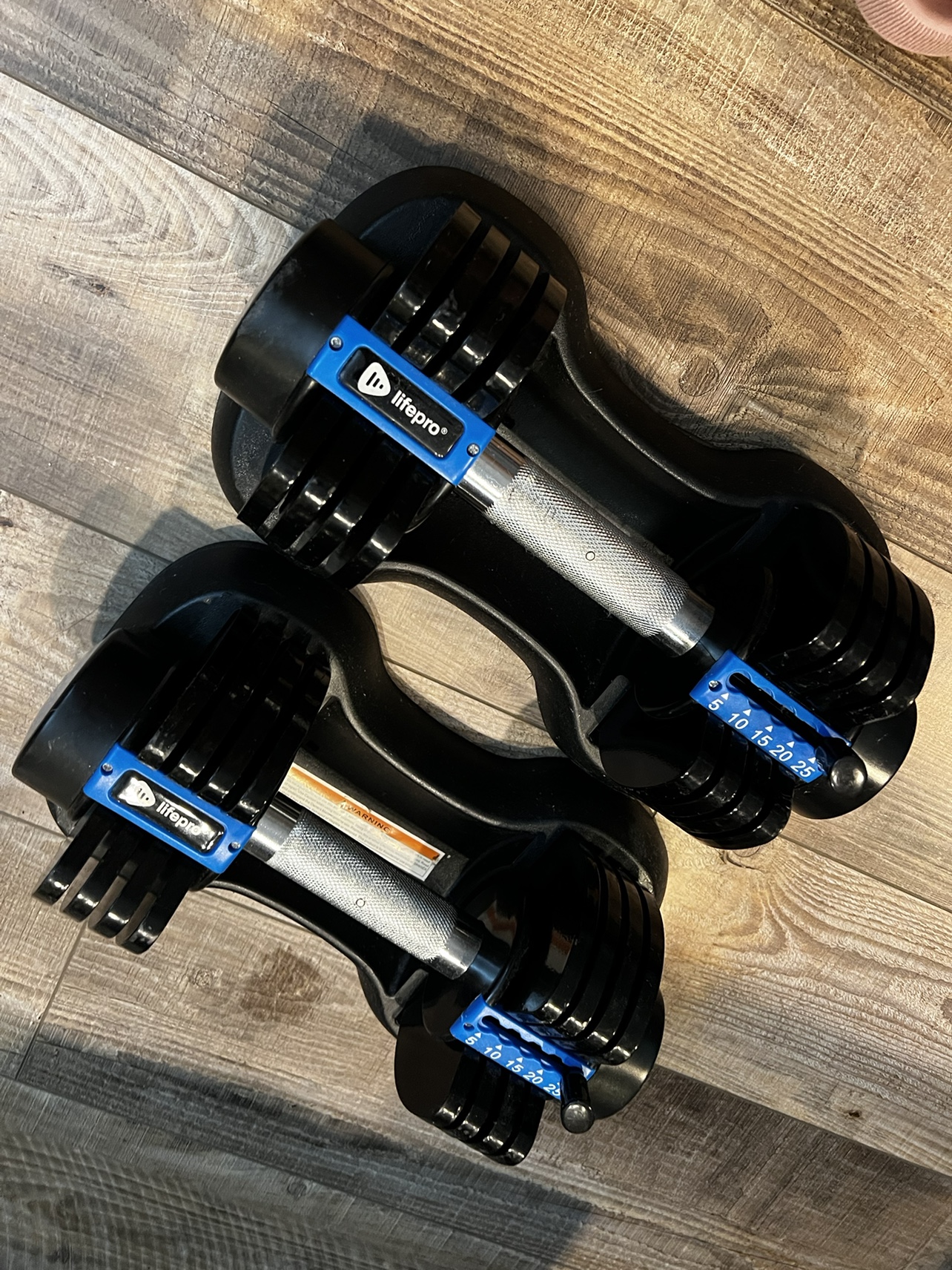 Lifepro Adjustable dumbbells