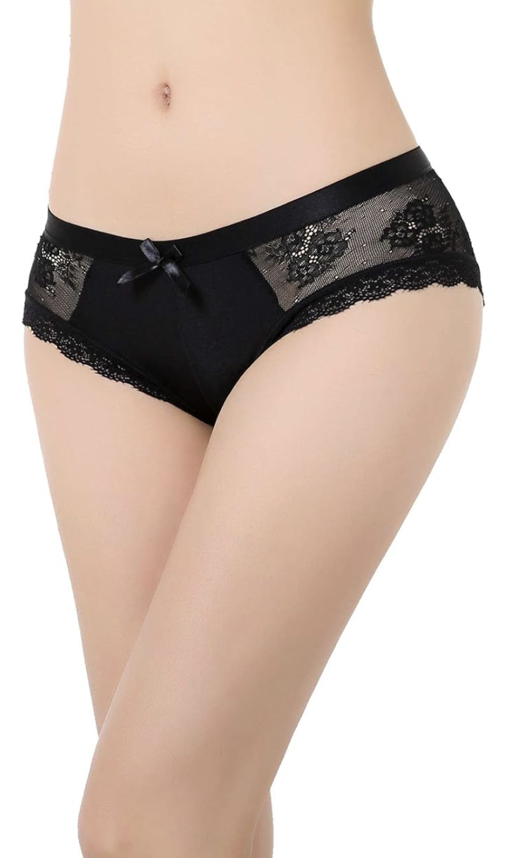 Women Sexy Underwear Lace Bikini Panties Multipack image indicator(4)