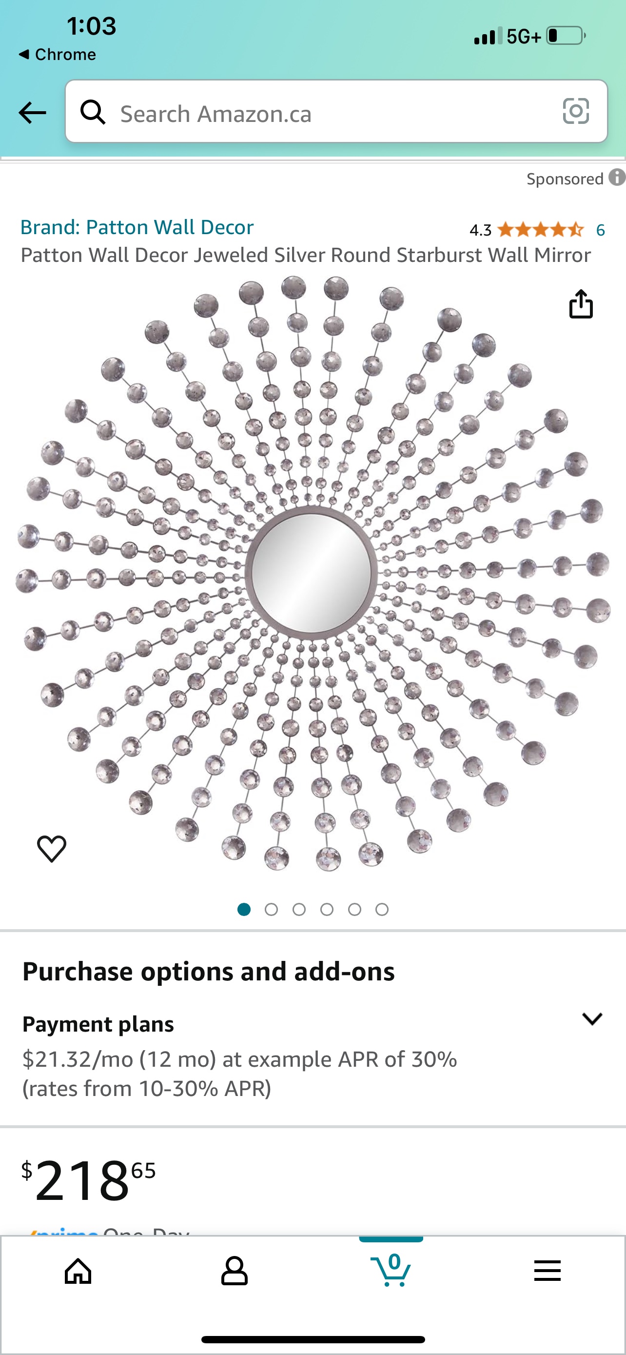 Large round mirror image indicator(2)